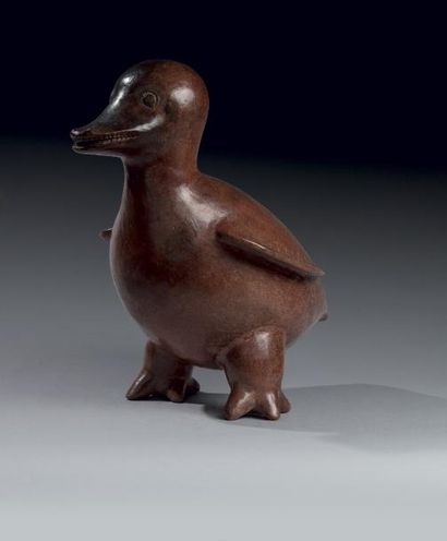 VASE ZOOMORPHE représentant un CANARD Conçu...