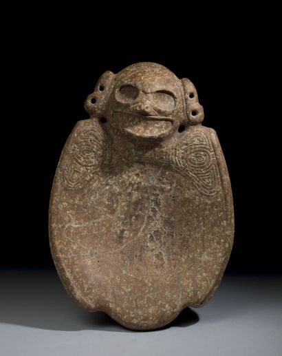 DUHO, siège de CACIQUE De forme anthropo-zoomorphe,...