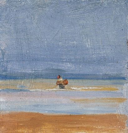 Charles ROUSSEL - 1861-1936
PÊCHEUSE DE CREVETTES...