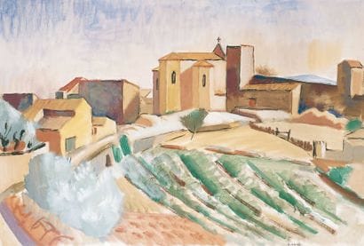 André LHOTE - 1885-1962
PETIT VILLAGE DE...