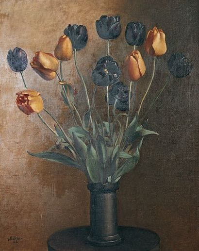 Georges ROHNER - 1913-2000
VASE DE TULIPES,...