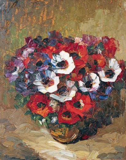 Louis PASTOUR - 1876-1948
COUPE D'ANÉMONES...