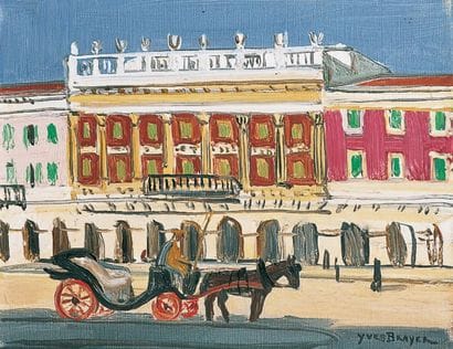 Yves BRAYER - 1907-1990
NICE, CALÈCHE SUR...