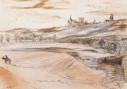 Edouard EDY-LEGRAND - 1892-1970
VUE DE SÉGORRÉ,...