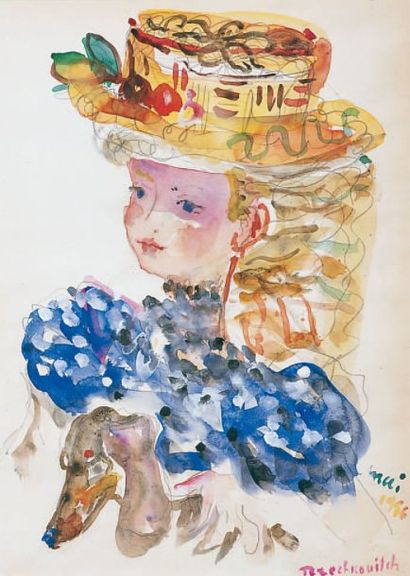 Constantin TERECHKOVITCH - 1902-1978
PORTRAIT...