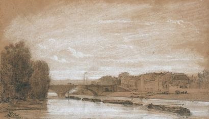 Luigi LOIR - 1845-1916
PARIS, BORDS DE SEINE,...