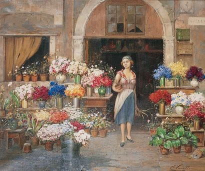 Cesare VIANELLO - 1862-1915
LA MARCHANDE...