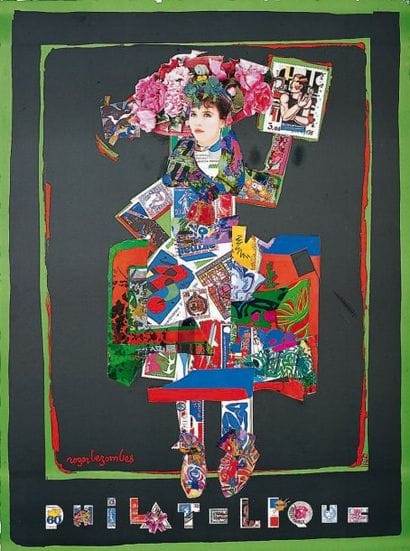 Roger BEZOMBES - 1913-1991
ADJAFLEURS Collage,...