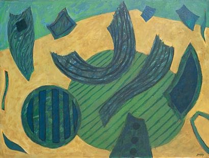 Henri GOETZ - 1909-1989
COMPOSITION SUR FOND...