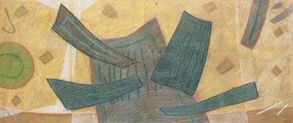 Henri GOETZ - 1909-1989
COMPOSITION Pastel...