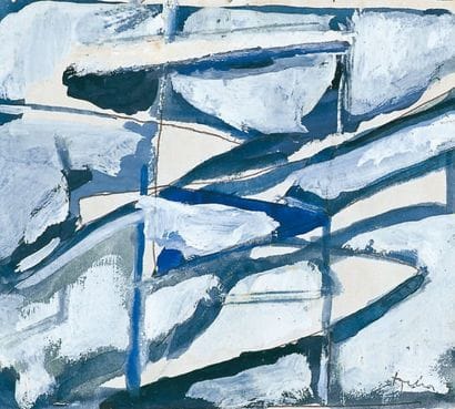 Arpad SZENES - 1897-1985
COMPOSITION Gouache...