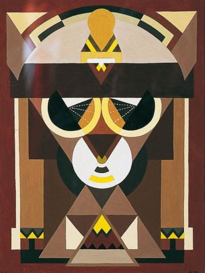 Auguste HERBIN - 1882-1960
COMPOSITION,1920...
