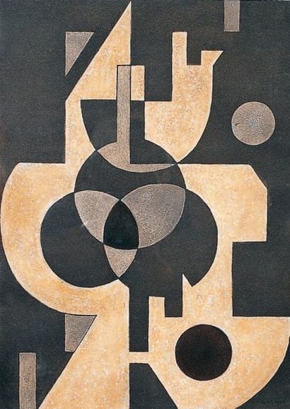 Henri NOUVEAU - 1901-1959
COMPOSITION À FOND...