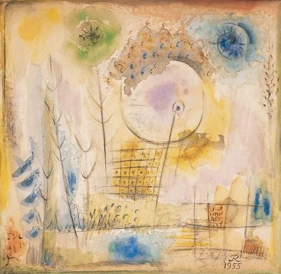 Hans REICHEL - 1892-1958
LE JARDIN, Aquarelle...
