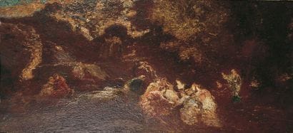 Adolphe MONTICELLI - 1824-1886
MOÏSE ET LA...