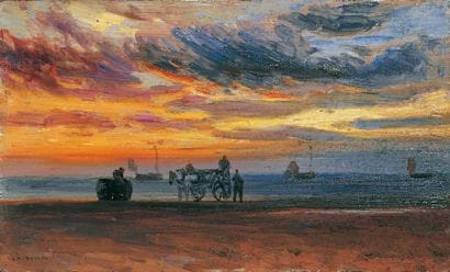 Charles ROUSSEL - 1861-1936
RETOUR DES PÊCHEURS...