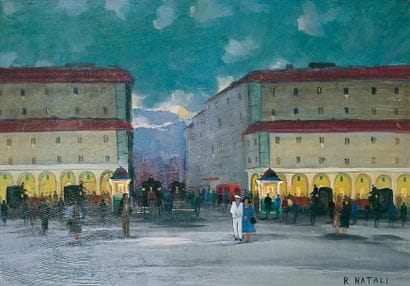 Renato NATALI - 1883-1979
PLACE ANIMÉE À...