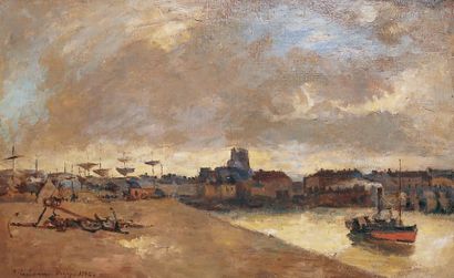 Albert LEBOURG - 1849-1928
LE PORT DE DIEPPE,...