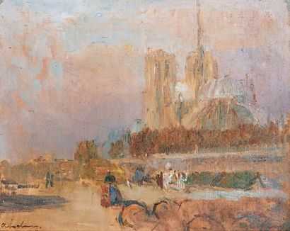 Albert LEBOURG - 1849-1928
PARIS, LA SEINE...
