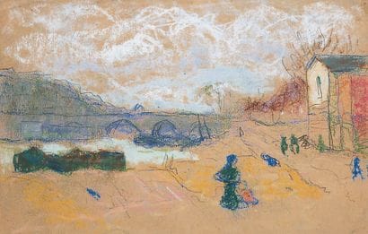 Albert MARQUET - 1875-1947
BORDS DE SEINE...