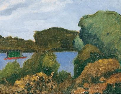 Albert MARQUET - 1875-1947
POISSY, CHALAND...