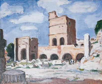Albert ANDRÉ - 1869-1954
ARLES, LES RUINES...