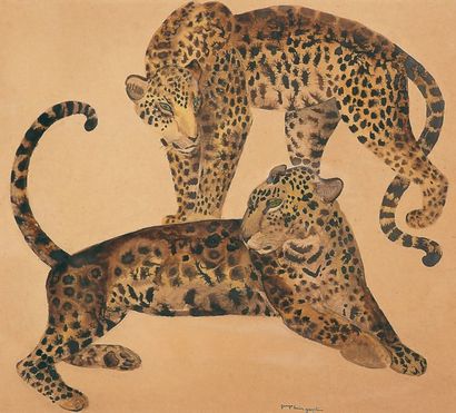 Lucien-Georges GUYOT - 1885-1973
LES DEUX...