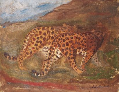 Mateo HERNANDEZ - 1885-1949
LES DEUX PANTHÈRES...