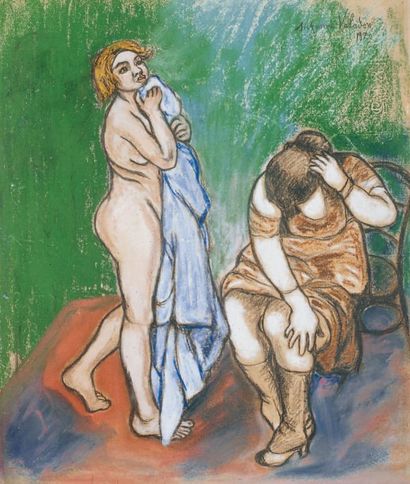 Suzanne VALADON - 1865-1938
FEMME À SA TOILETTE,1920...