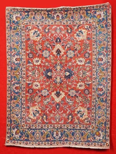 Fin tapis ISPAHAN (Iran) vers 1950/1960 à...