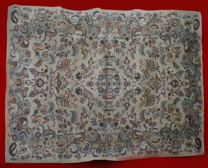 Important tapis KACHAN-KORK (Iran) vers 1975....