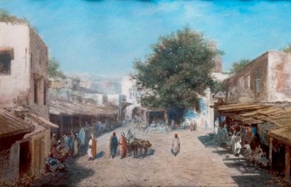 Paul PASCAL - 1832-1903
PLACE ANIMÉE DANS...
