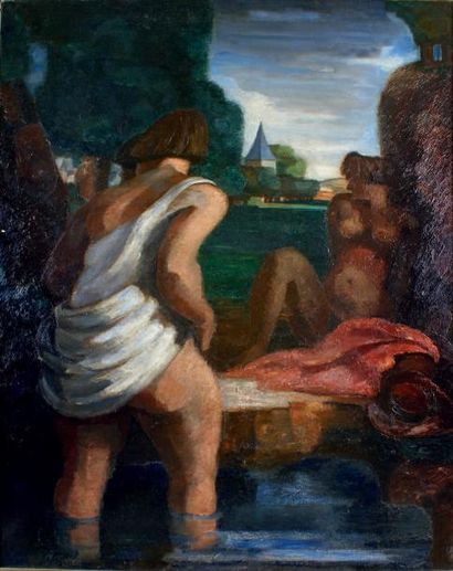 Yves ALIX - 1890-1967
LE RUISSEAU DU VILLAGE,...