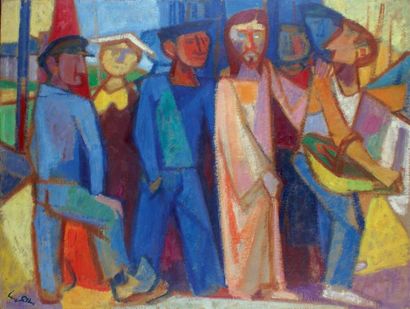 Yves ALIX - 1890-1963
JÉSUS CHEZ LES PÊCHEURS,...