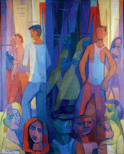 Yves ALIX - 1890-1960
JOUR DE FÊTE À SAINT-TROPEZ,...