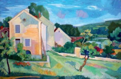 Yves ALIX - 1890-1958
LA MARNE À SAINT-AULDE,...