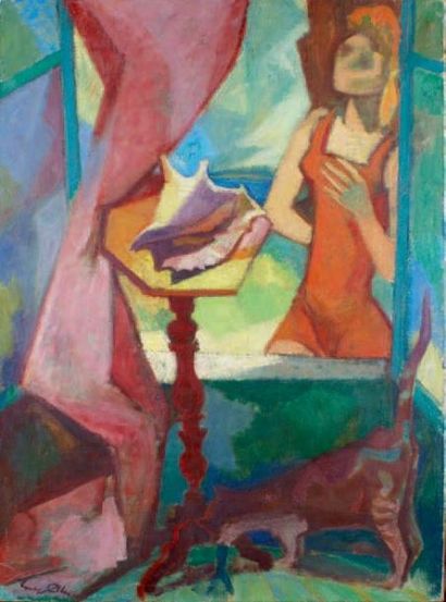 Yves ALIX - 1890-1951
NATURE MORTE AU COQUILLAGE,...