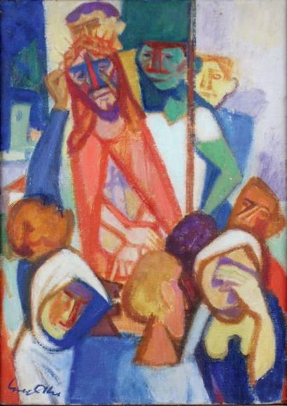 Yves ALIX - 1890-1949
JÉSUS PRÉSENTÉ AU PEUPLE,...