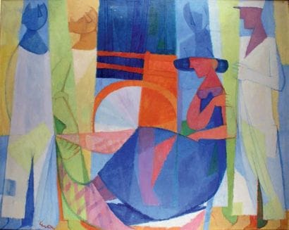 Yves ALIX - 1890-1948
SUR LE MÔLE, 1957 Huile...