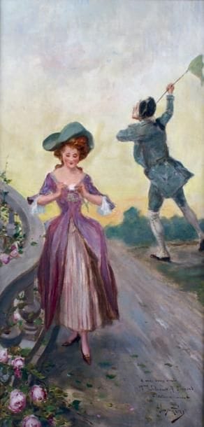 Mariano ALONZO-PEREZ - 1857-1930
LA CHASSE...
