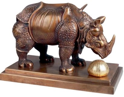 Salvador DALI - 1904-1989
RHINOCÉROS HABILLÉ...