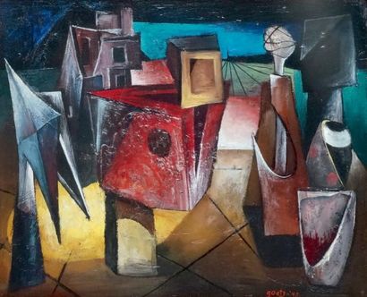Henri GOETZ - 1909-1989
COMPOSITION PERSONNAGES...
