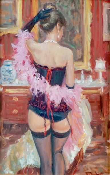 Boris TCHOUBANOFF, né en 1946
HÉLÈNE Huile...