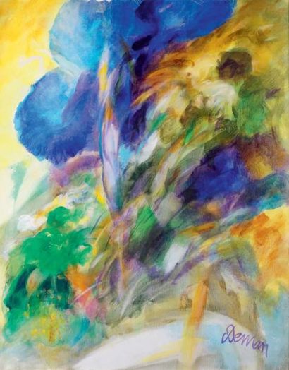 Albert DEMAN - 1929-1996
PAYSAGE Acrylique...