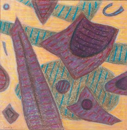 Henri GOETZ - 1909-1989
COMPOSITION Pastel,...