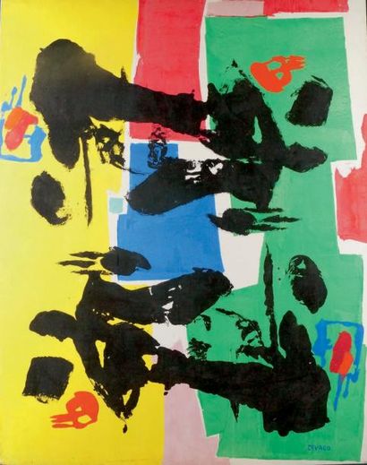 Xavier ZEVACO - 1925-2004
COMPOSITION Huile...