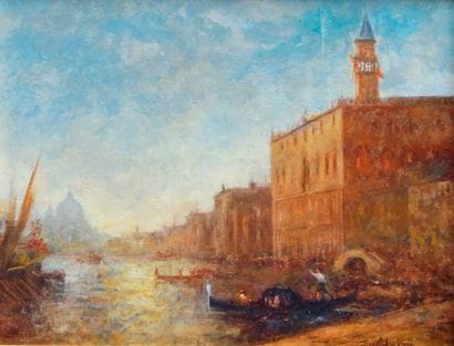 Charles-Clément CALDERON - 1864-1906
VENISE...