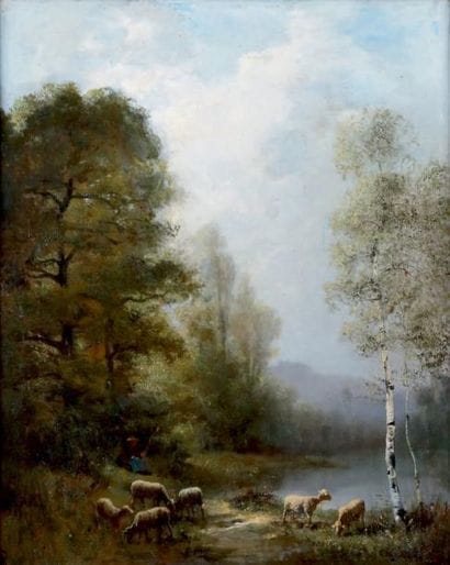 Théodore LEVIGNE - 1848-1912
BERGER ET SON...