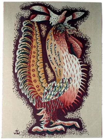 Jean LURÇAT - 1892-1966
LE COQ Tapisserie...