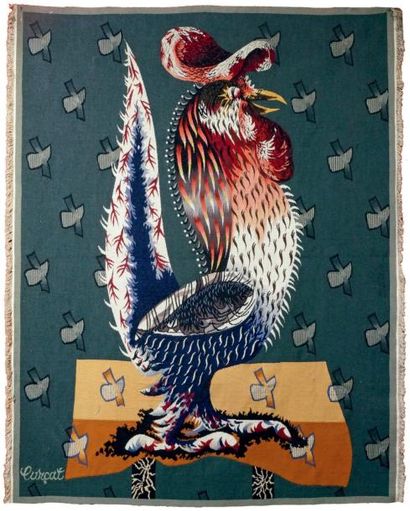 Jean LURÇAT - 1892-1966
LE COQ Tapisserie...